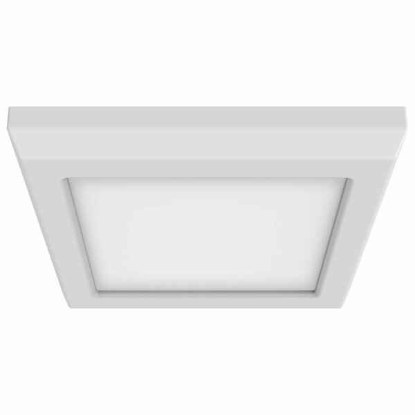 Nuvo Blink Pro 9W 5 in. LED Fixture - CCT Selectable - Square Shape - White Finish - 120V 62/1704